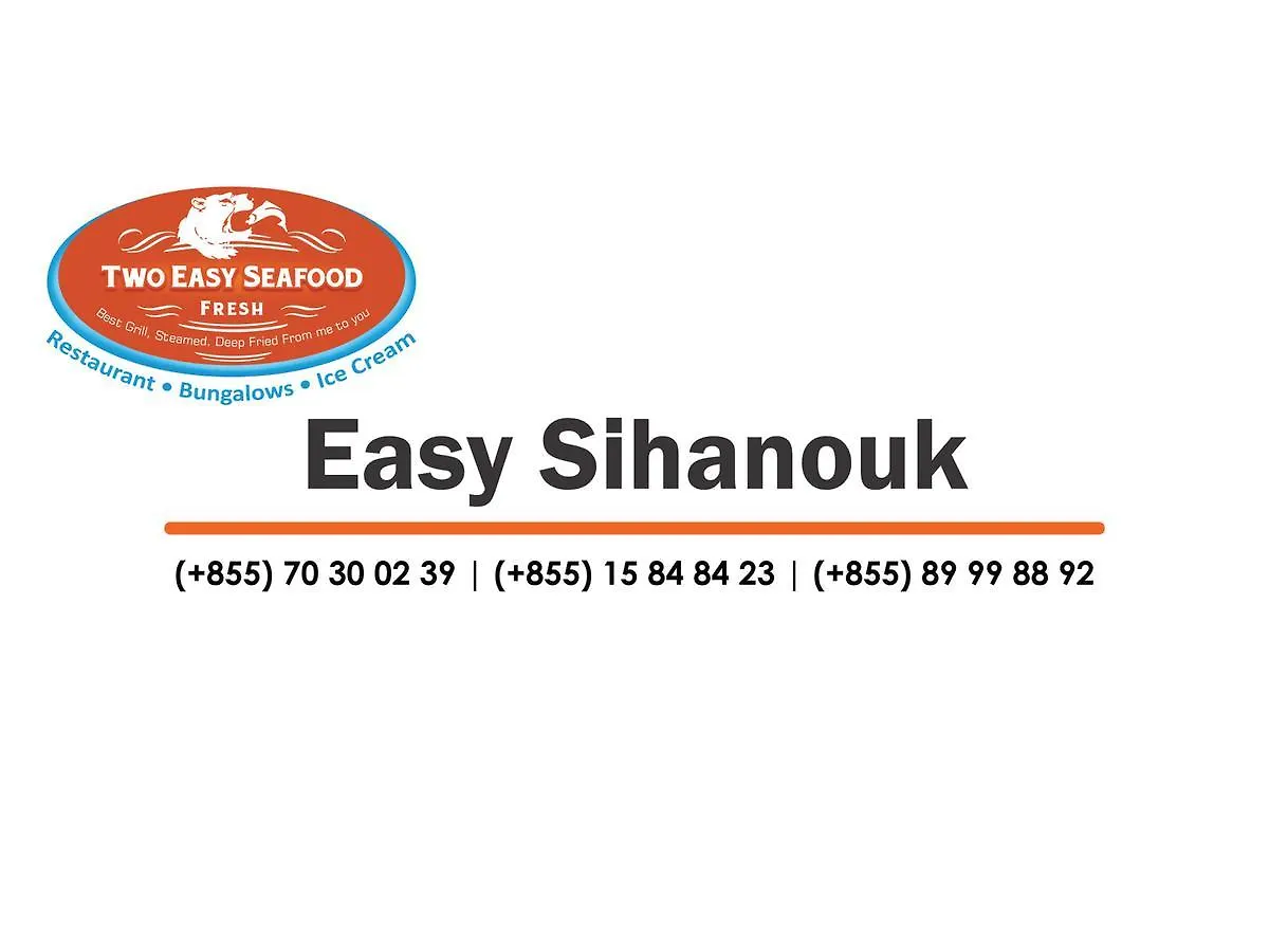 ** Hotel Two Easy Bungalow Sihanoukville Cambodja